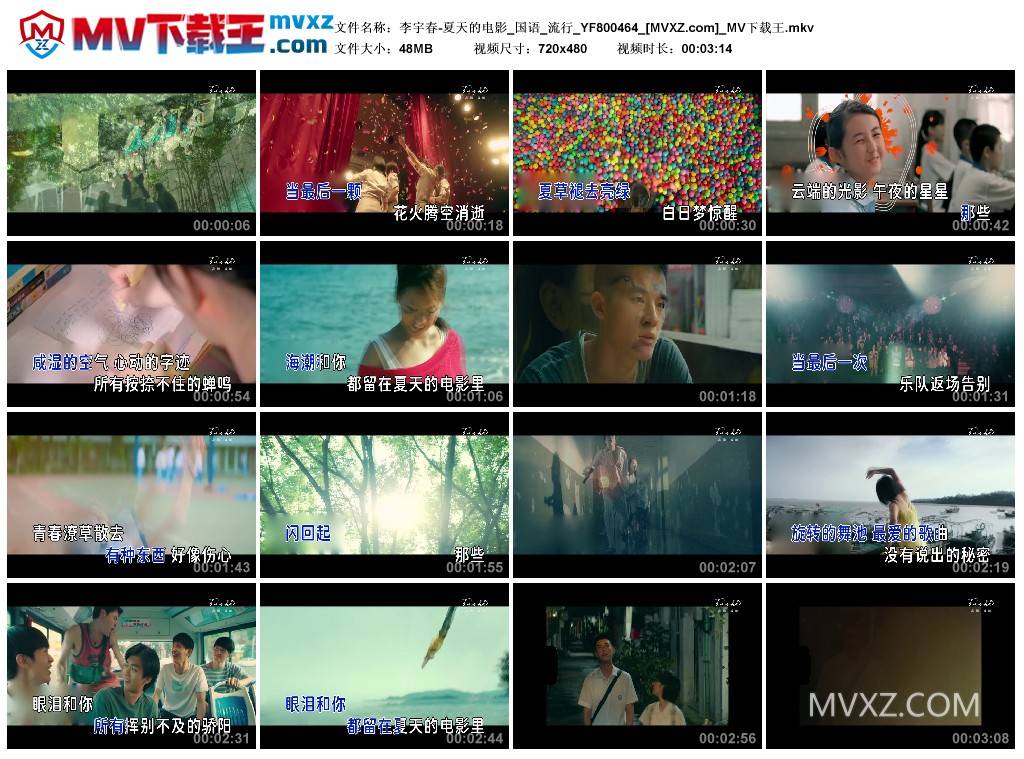 李宇春-夏天的电影_国语_流行_YF800464